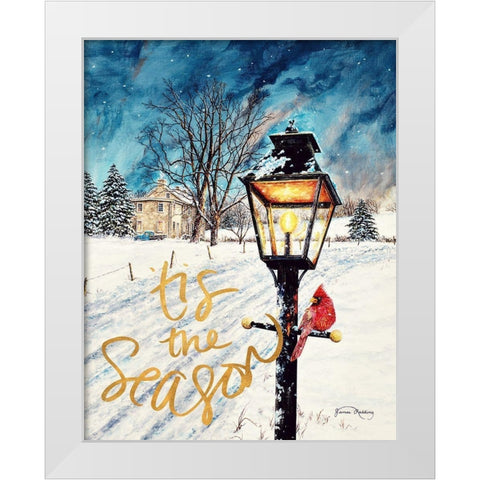 Tis the Season White Modern Wood Framed Art Print by Redding, James