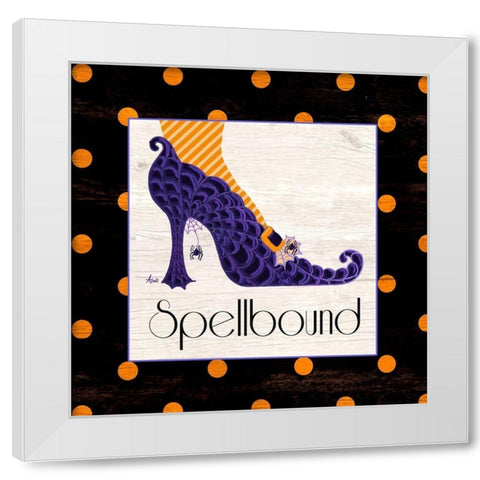 Bewitching Shoes II White Modern Wood Framed Art Print by Metz, Andi