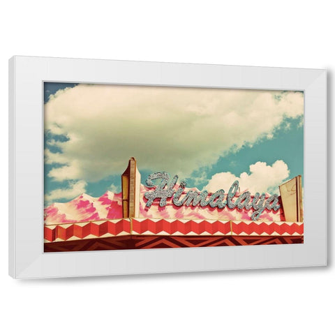 Himalaya Sign White Modern Wood Framed Art Print by Bryant, Susan
