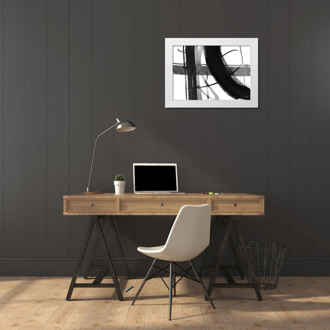 Urban Vibe II White Modern Wood Framed Art Print by Loreth, Lanie