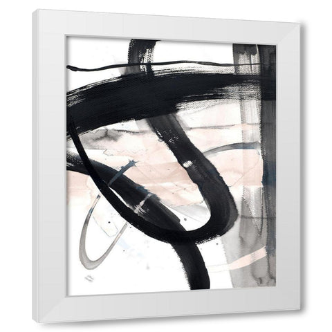 Urban Vibe With Blush I White Modern Wood Framed Art Print by Loreth, Lanie