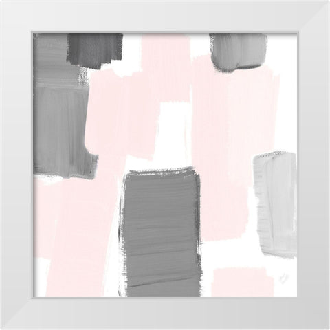 Soft Mergence I White Modern Wood Framed Art Print by Loreth, Lanie