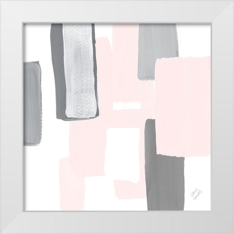 Soft Mergence II White Modern Wood Framed Art Print by Loreth, Lanie