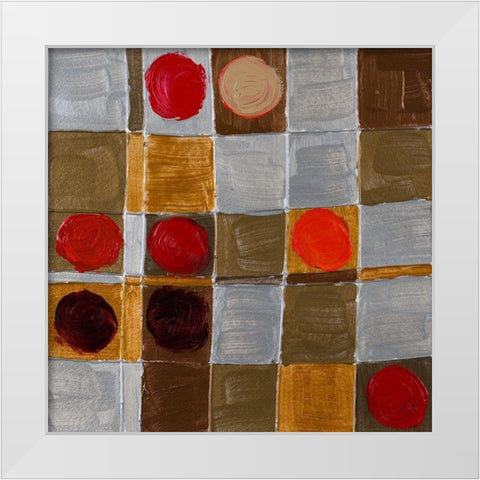 Wine and Rouges II White Modern Wood Framed Art Print by Loreth, Lanie