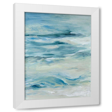 Roaming Sea II White Modern Wood Framed Art Print by Loreth, Lanie