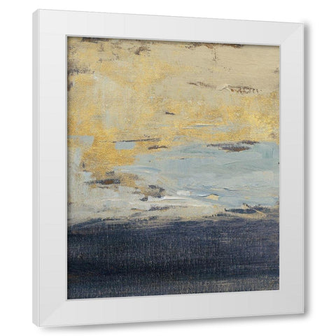 Everlasting Sea Gold I White Modern Wood Framed Art Print by Loreth, Lanie