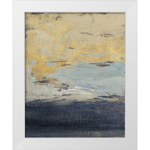 Everlasting Sea Gold I White Modern Wood Framed Art Print by Loreth, Lanie