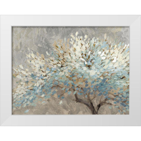 A Thousand Silver Lifetimes White Modern Wood Framed Art Print by Loreth, Lanie