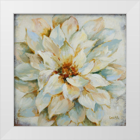 Blooming Beauty White Modern Wood Framed Art Print by Loreth, Lanie