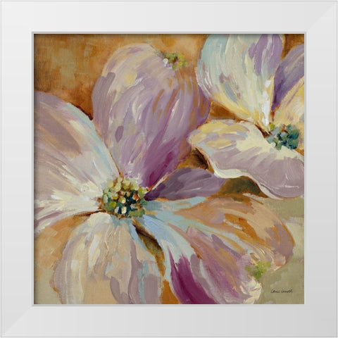 Flower Song I White Modern Wood Framed Art Print by Loreth, Lanie