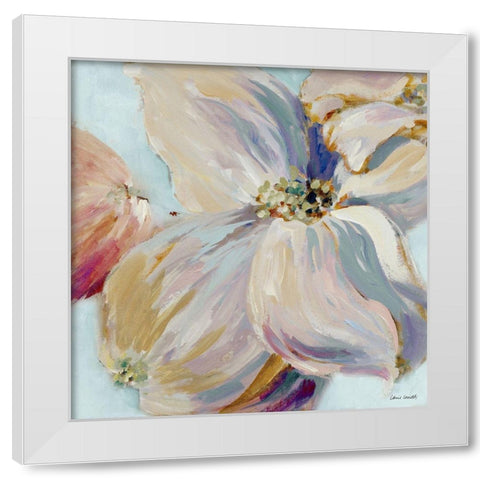 Floral Song Pastel II White Modern Wood Framed Art Print by Loreth, Lanie