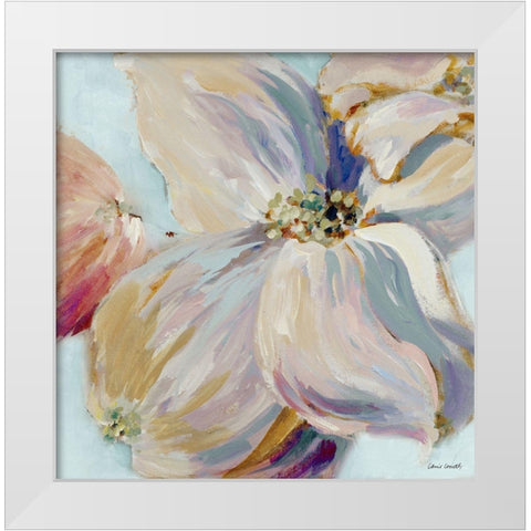 Floral Song Pastel II White Modern Wood Framed Art Print by Loreth, Lanie