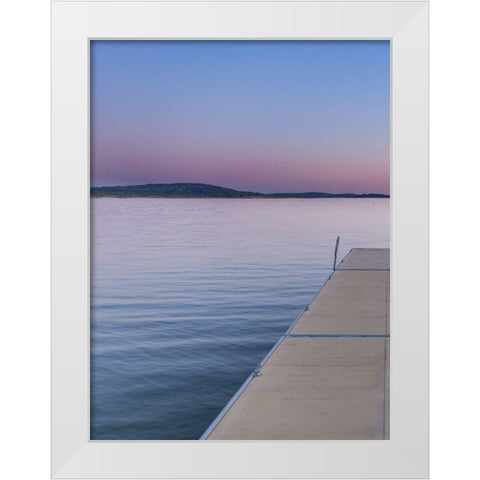 Days in Contemplation White Modern Wood Framed Art Print by Stewart, Wil