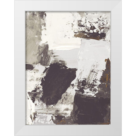 Evening Coast White Modern Wood Framed Art Print by Loreth, Lanie