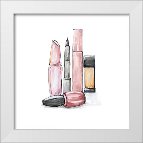 Getting Ready II White Modern Wood Framed Art Print by Ritter, Gina