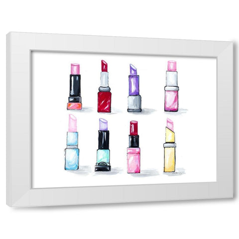 The Color Crew II White Modern Wood Framed Art Print by Ritter, Gina