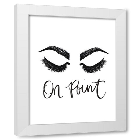 On Point White Modern Wood Framed Art Print by Ritter, Gina