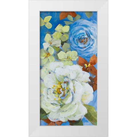 Abundant Garden I White Modern Wood Framed Art Print by Loreth, Lanie
