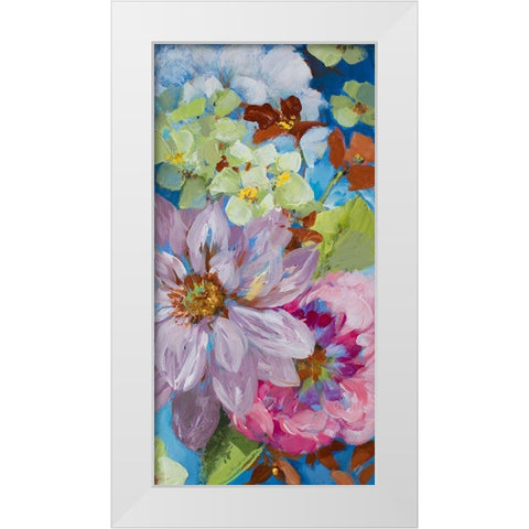 Abundant Garden II White Modern Wood Framed Art Print by Loreth, Lanie
