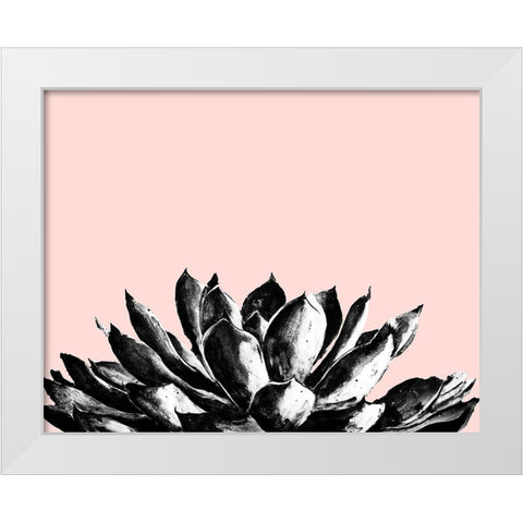 Agave on Blush White Modern Wood Framed Art Print by Pinto, Patricia