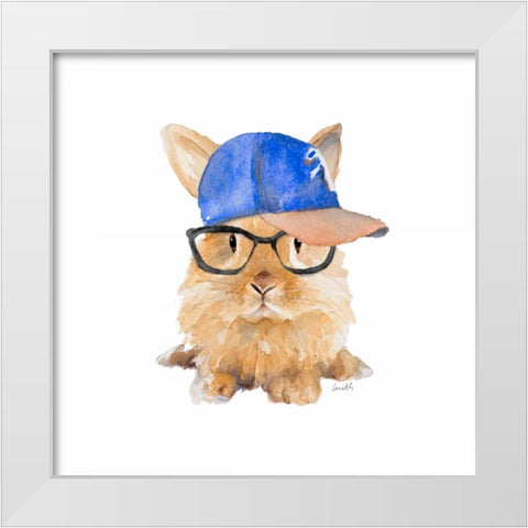 Trendy Meadow Buddy III (Hip Hop) White Modern Wood Framed Art Print by Loreth, Lanie