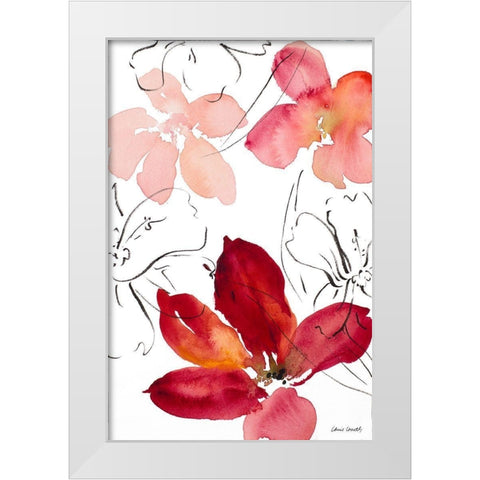 Into Summer II White Modern Wood Framed Art Print by Loreth, Lanie