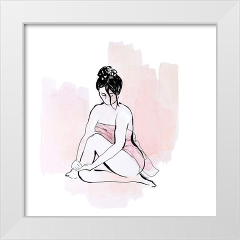 Thoughtful Moment II White Modern Wood Framed Art Print by Loreth, Lanie