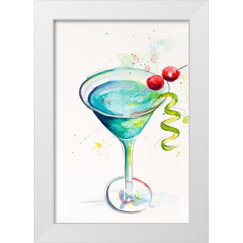 Cocktail II White Modern Wood Framed Art Print by Pinto, Patricia