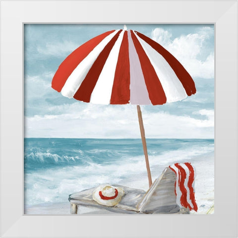 Fun Time IV White Modern Wood Framed Art Print by DeRice, Julie