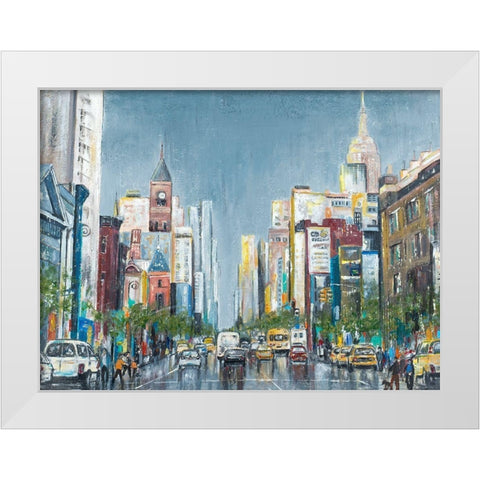 After The Rain Comes The Sun White Modern Wood Framed Art Print by Pinto, Patricia