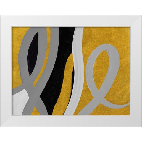 Love Life White Modern Wood Framed Art Print by Loreth, Lanie