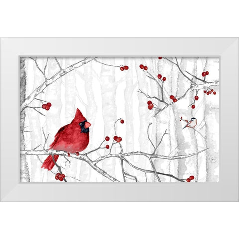 Holiday Tales Rectangle White Modern Wood Framed Art Print by Gaynor, Janice