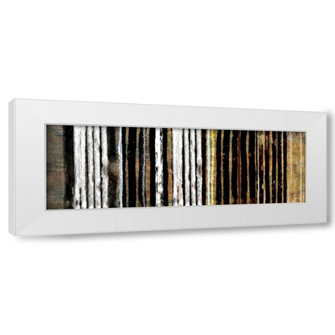 Vertical Horizon II White Modern Wood Framed Art Print by Meneely, Dan