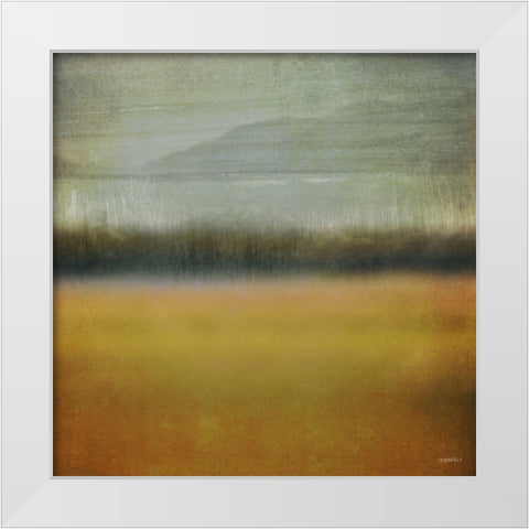 Loon Lake I White Modern Wood Framed Art Print by Meneely, Dan