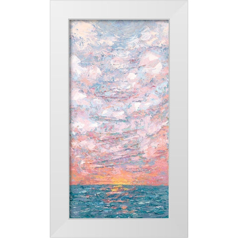 Sunset Rise White Modern Wood Framed Art Print by Coolick, Ann Marie
