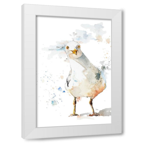 Lost White Modern Wood Framed Art Print by Pinto, Patricia