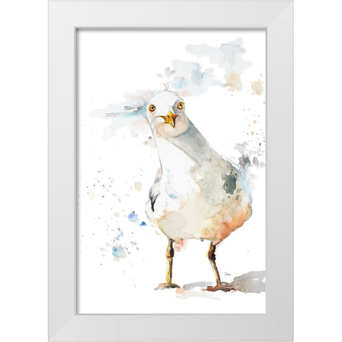 Lost White Modern Wood Framed Art Print by Pinto, Patricia