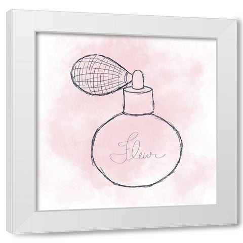 French Perfume I White Modern Wood Framed Art Print by Navas, Emily