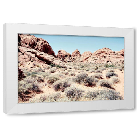 Western Views I White Modern Wood Framed Art Print by ODell, Debbie