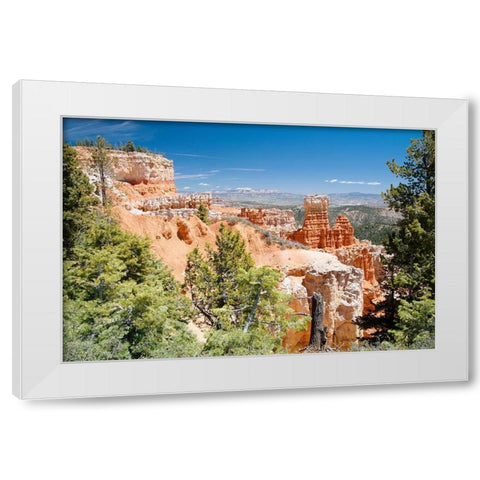 Western Summers White Modern Wood Framed Art Print by ODell, Debbie