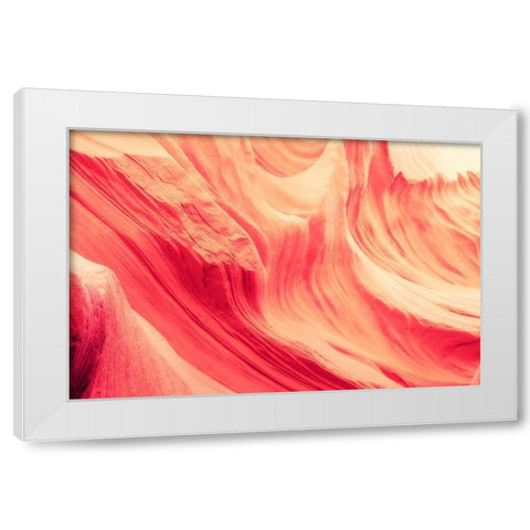 Solemn Movements I White Modern Wood Framed Art Print by ODell, Debbie