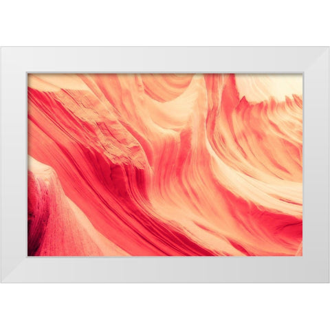 Solemn Movements I White Modern Wood Framed Art Print by ODell, Debbie
