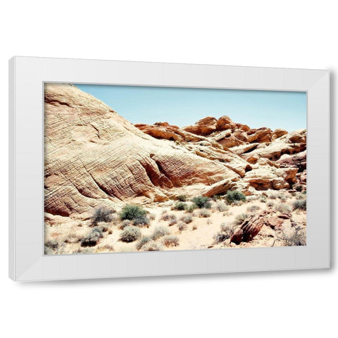 Western Views II White Modern Wood Framed Art Print by ODell, Debbie