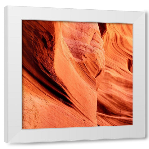 Petrified Sand Mountain I White Modern Wood Framed Art Print by O Dell, Debbie