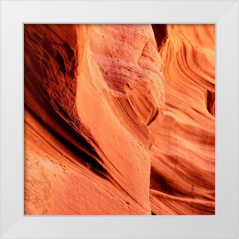 Petrified Sand Mountain I White Modern Wood Framed Art Print by O Dell, Debbie