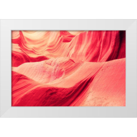 Solemn Movements II White Modern Wood Framed Art Print by ODell, Debbie