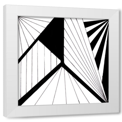 Retroscape White Modern Wood Framed Art Print by Wilson, Kali