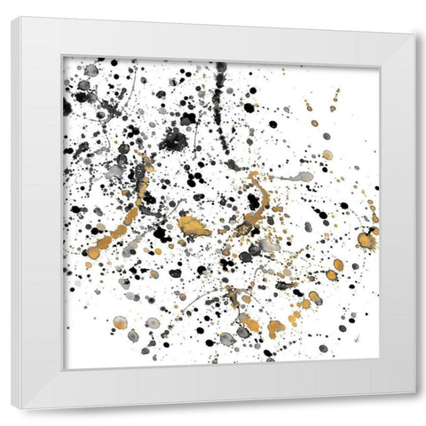 Insomnia Square I White Modern Wood Framed Art Print by Wilson, Kali