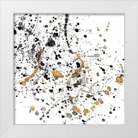 Insomnia Square I White Modern Wood Framed Art Print by Wilson, Kali
