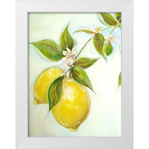 Pucker Up II White Modern Wood Framed Art Print by Diannart